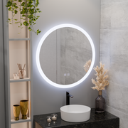 Oglinda LED Rotunda, 50cm, Noxia Touch, Sistem Dezaburire, Dimabila Oglinzi Korman E Default Title Alessandro Design