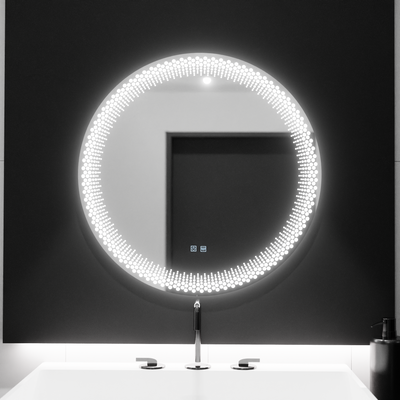 60 см кръгло LED огледало, Stellaire Touch, Disableting System, Daisy