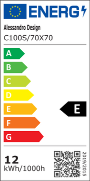 Кръгло LED огледало, 70 см, основно докосване