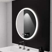 LED кръгло огледало 60cm Giulia Sensor MotionGlow Marcello Система за премахване на запотяването Часовник и термометър Dimabila Огледала Marcello Заглавие по подразбиране Alessandro Design