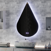 Огледало LED Touch River Demist System 80X120cm, форма на капка. Огледала Korman E Заглавие по подразбиране Alessandro Design