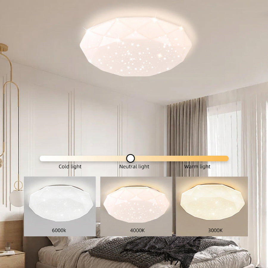 LED таванно осветление, 51W, диаметър 50 см, топла/студена/неутрална светлина, бяло LED таванно осветление Заглавие по подразбиране Alessandro Design