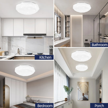 LED таванно осветление, 51W, диаметър 50 см, топла/студена/неутрална светлина, бяло LED таванно осветление Заглавие по подразбиране Alessandro Design