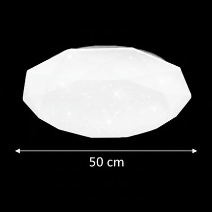 LED таванно осветление, 51W, диаметър 50 см, топла/студена/неутрална светлина, бяло LED таванно осветление Заглавие по подразбиране Alessandro Design
