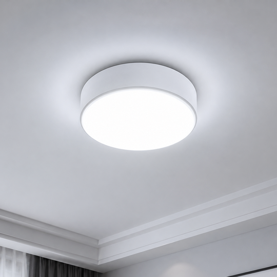 LED плафон PL200/12R 18W студена светлина 6000K Бял