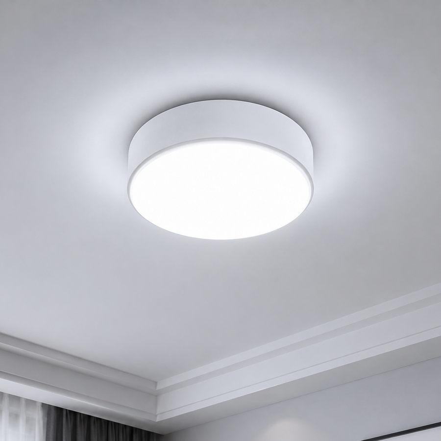 LED плафон PL200/12R 18W Cold Light 6000k Бял