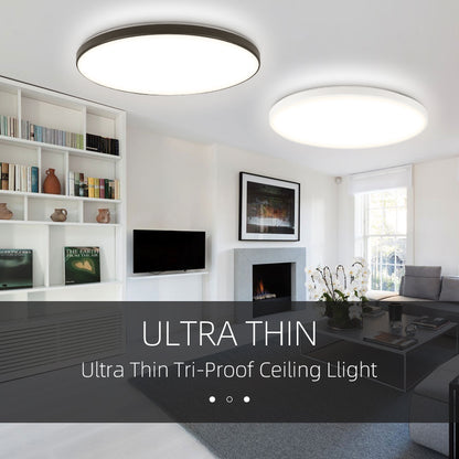 SOLIS LED таванна лампа 47cm 70W Cold Light Черна LED плафониера Заглавие по подразбиране Alessandro Design