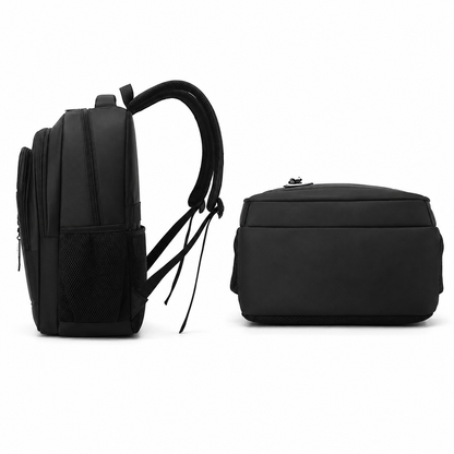 Rucsac Travel Business KANGIQLINIQ, 47x33x15 cm, Oxford, Negru si Verde