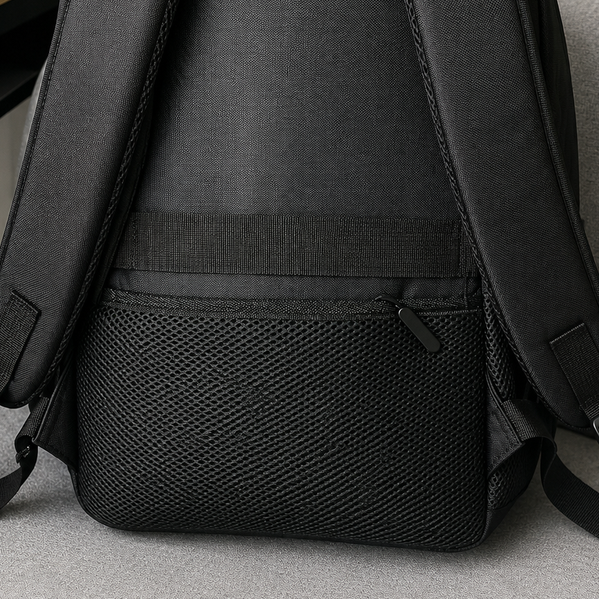 Rucsac Travel Business TALOYOAK, 47x33x15 cm, Oxford, Negru si Verde