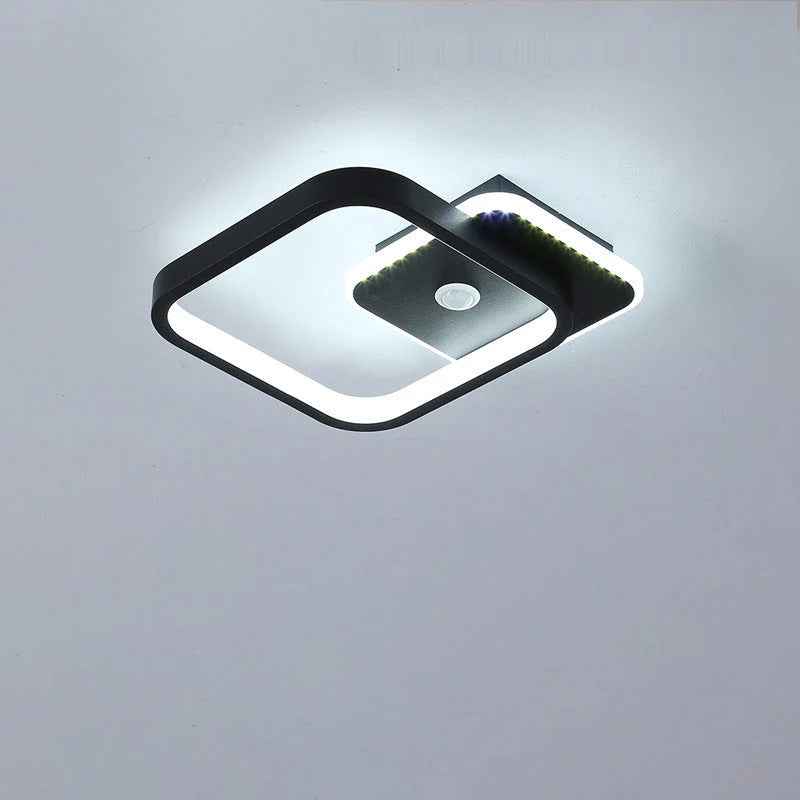 LED полилей със сензор за движение PS510BK, 16W, студена/топла/неутрална светлина 3000K/4000K/6000K, метал и акрил