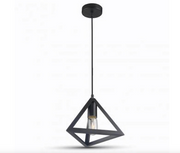 Pendul Negru Triunghi 1XE27 -15E