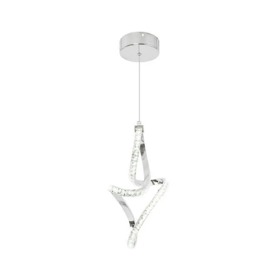 LED висулка Osiris, 24W, Crystal, Chrome -19A