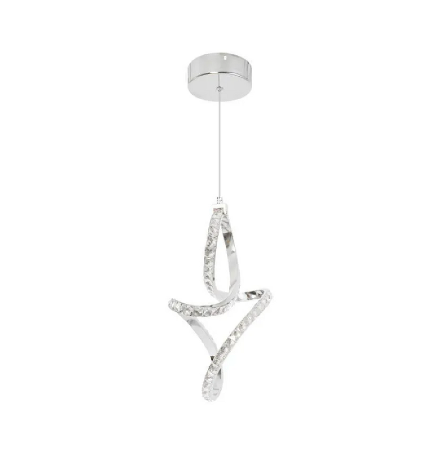 LED висулка Osiris, 24W, Crystal, Chrome -19A