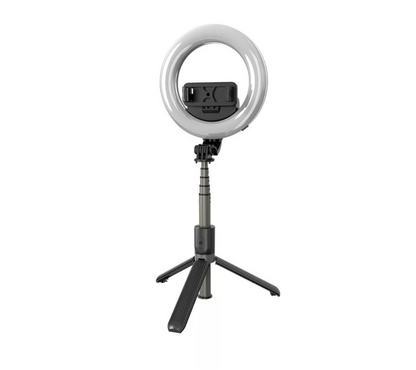 Selfie stick 4in1 led ring light, trepied, bluetooth