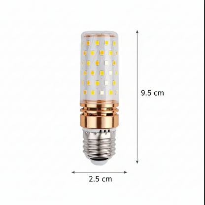 E27 LED крушка, 16W, Cool Light, 6000K, злато