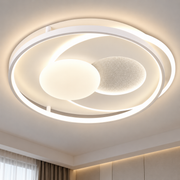 LED полилей с дистанционно ASTERA, Кръгла форма, 86W, Студена/Топла/Неутрална светлина, Димируем, Бял