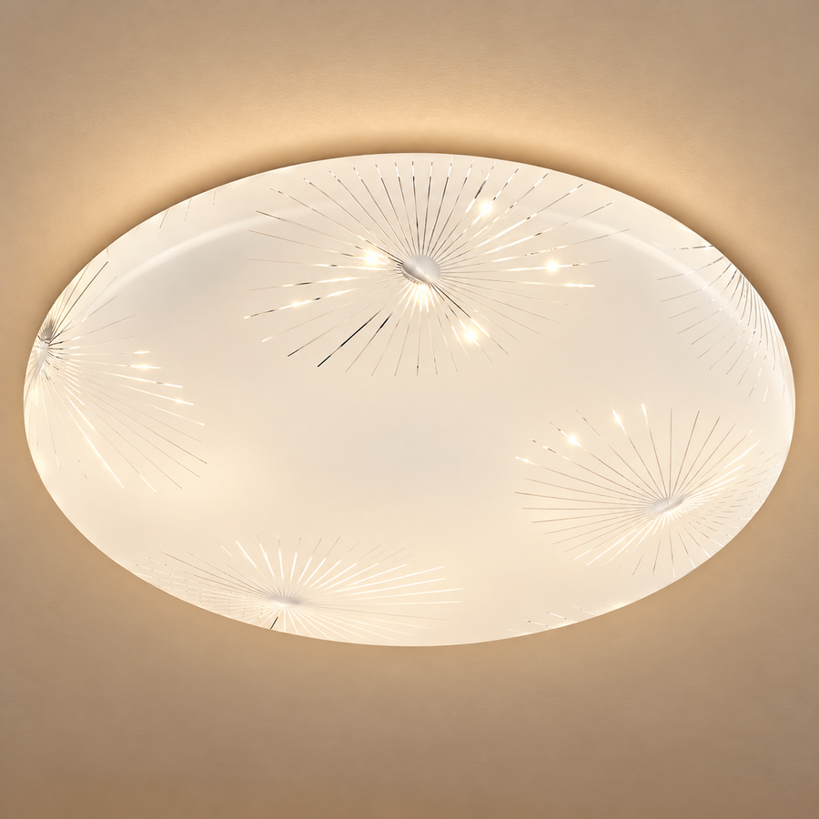 LED плафон 35 см, 31W, 3000K / 4000K / 6000K, бял, метал и акрил