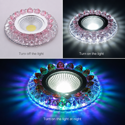 LED спот, 4W, RGB + Студена светлина