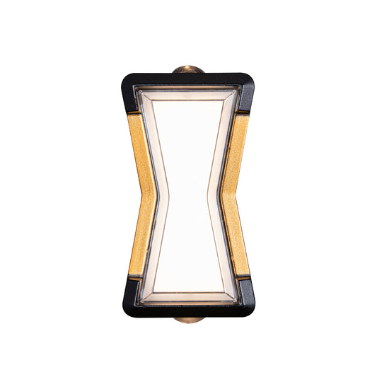 Fantasis Прилагайте външен и интериорен светодиод, 2 източника x 1W, IP65, Metallic, Black, 3000K