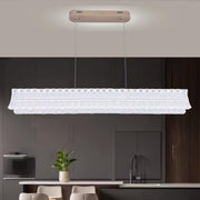 LED полилей с дистанционно управление, окачен TAMY 160W, линеен, студена/топла/неутрална светлина, златен, регулируема височина