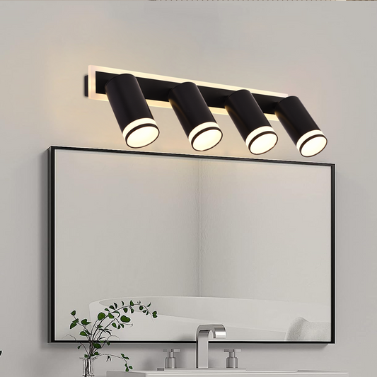 LED LED ELLEN 46W Студен/горещ/неутрален регулируем акрилен и черен метален проектор