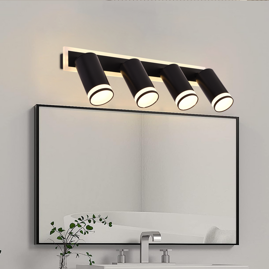LED LED ELLEN 46W Студен/горещ/неутрален регулируем акрилен и черен метален проектор