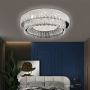 LED полилей LLC130/1CH, кристал и метал, 31 W, 1 кръг, възможност за димиране, регулируема височина, студена/топла/неутрална светлина, луксозно осветление