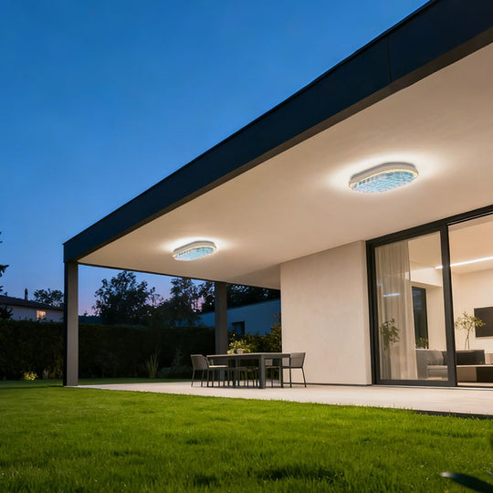 Външна LED стенна лампа AX325/270WH, IP65, Бяла Външна стенна лампа Заглавие по подразбиране Alessandro Design