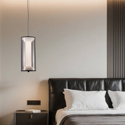 Окачен LED полилей с дистанционно управление 29W, LM511/1BK, регулируема височина, топла/студена/неутрална светлина, бял, мета