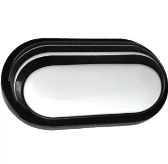 Външна LED стенна лампа AX322/270BK, 24W, Топла светлина 3000k, IP65, Черно и бяло