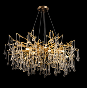 Crystal Chandelier Waltz Rhapsody, 9x G9, злато, 60 см, регулируема височина
