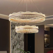 LED полилей, окачен с дистанционно управление на Nivalis, 126W, студена/гореща/неутрална светлина, нестабилна, регулируема височина, злато