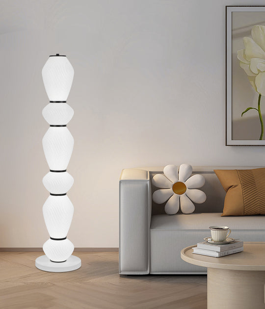 LED лампа с дистанционно управление 82W Modern LP510/6BK 120Cm Черен Veioze & Lampadare Default Title Alessandro Design