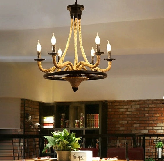 Lustrage Lust, 2*E27, кафяв, метален и канап