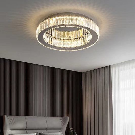 LULUS LED кристал с дистанционно управление със сребърен Latifah 118W