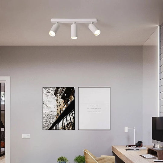 Полилей Joom с линеен проектор 3XGU10 Бели LED полилеи Заглавие по подразбиране Alessandro Design