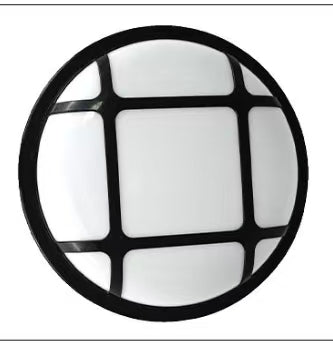 Външна LED стенна лампа AX311/218BK, Диаметър 22см, 24W, IP65, Топла светлина