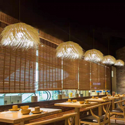 Винтидж сламен полилей LV811, 1xE27, рустик, 100 см