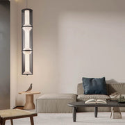 Окачен LED полилей с дистанционно управление 78W, LM511/3BK, регулируема височина, топла/студена/неутрална светлина, бял, метал