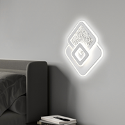 LED LED Kompacic 36W, 3 квадрата, студ/гореща/неутрална светлина, бяло