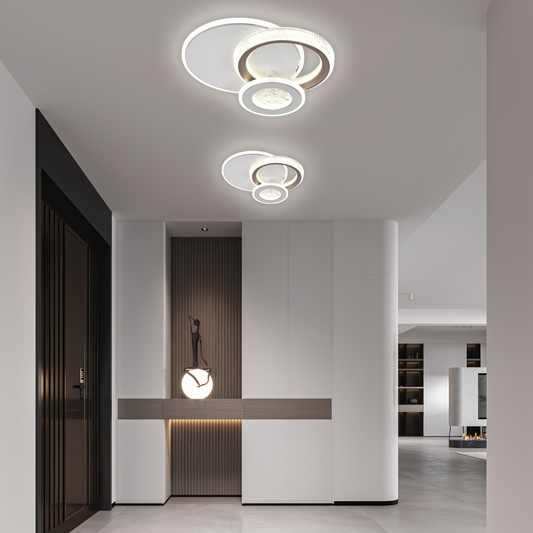LED LED NYXORA 45W, 3 кръга, студена/гореща/неутрална светлина, черна