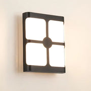 Външна стенна LED лампа Timeea, 18W, черна, 6000K