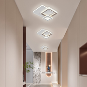LED LED NYXORA 51W, 3 квадрата, студена/гореща/неутрална светлина, черно