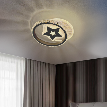 Прилагайте LED Hadley 24W черно бяло