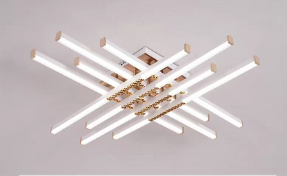 LED полилей с дистанционно управление LT178/6WH, 84W, 6 елемента, студена/топла/неутрална светлина, димируем, бял