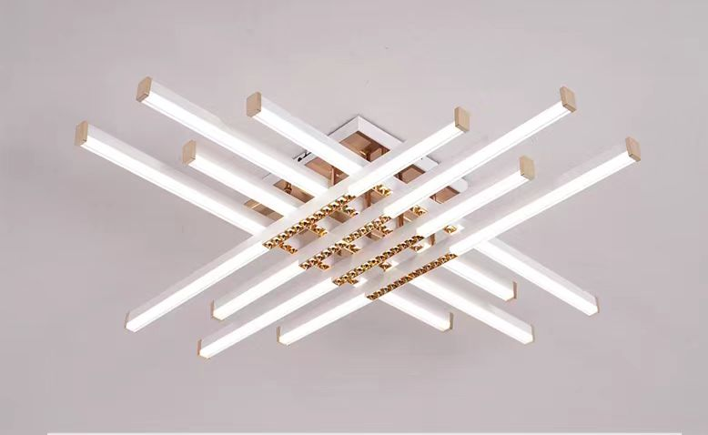 LED полилей с дистанционно управление LT178/6WH, 84W, 6 елемента, студена/топла/неутрална светлина, димируем, бял