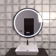 60см кръгло LED огледало, Lucea Touch, система за размразяване на размразяване,