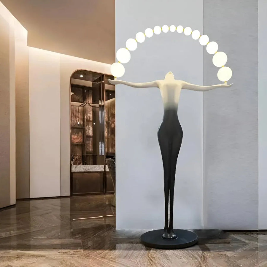 Lampaar Amato LED 24W 4000K Black Metal