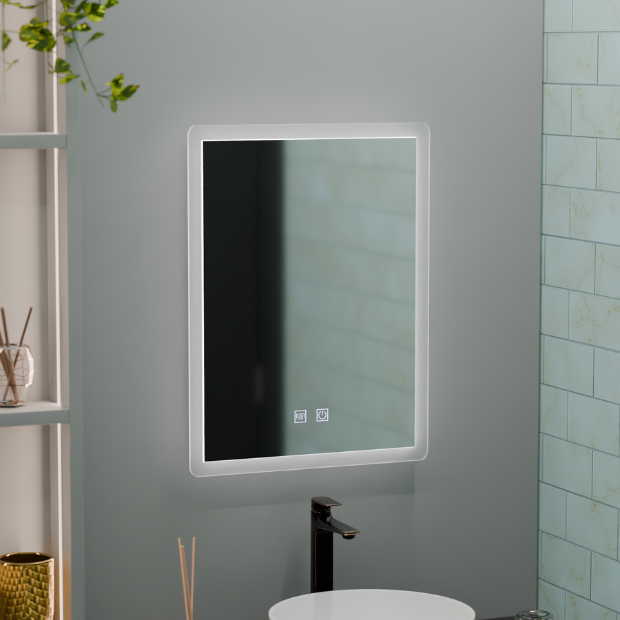 Огледало LED Touch Alecsidra Defrition System 45x60cm