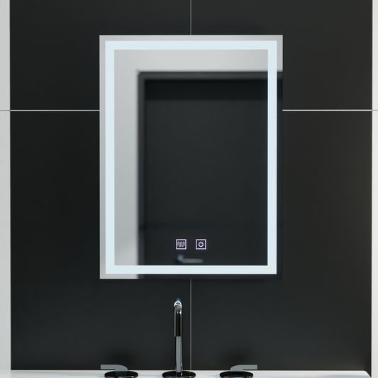 Огледален светодиоден правоъгълен 60x80cm Touch Nox Disfigure System